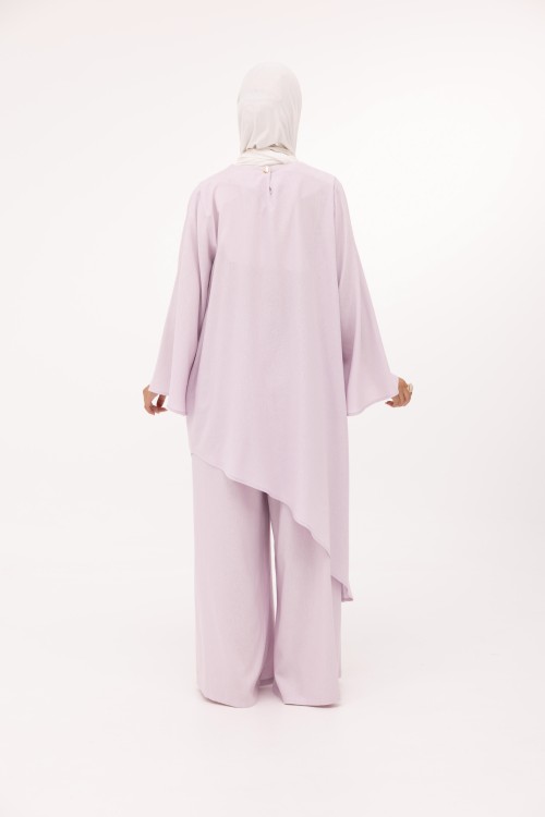 Ensemble Maeva en lin lilas