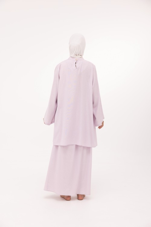 Ensemble Fanny en lin lilas