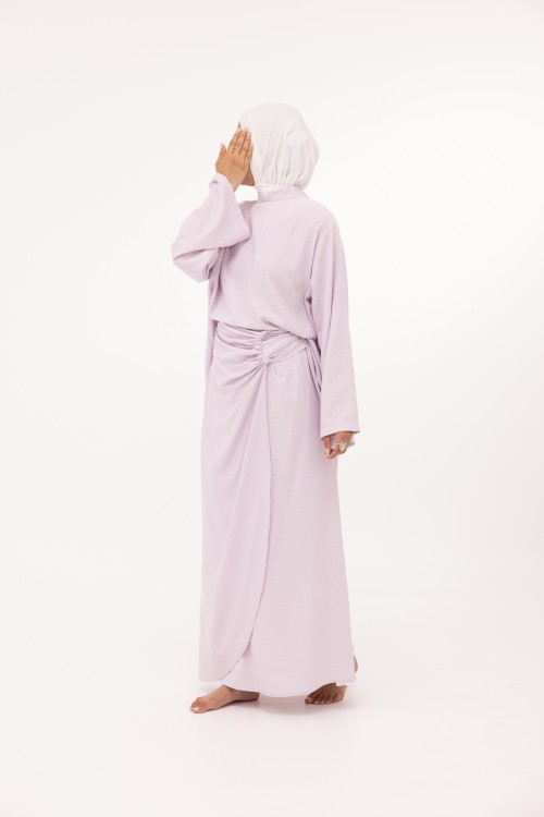 Ensemble Fanny en lin lilas