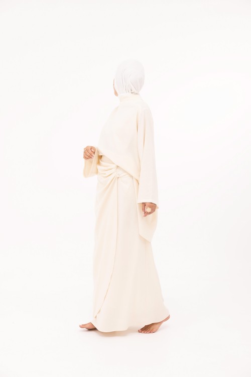 Ensemble Fanny en lin crème