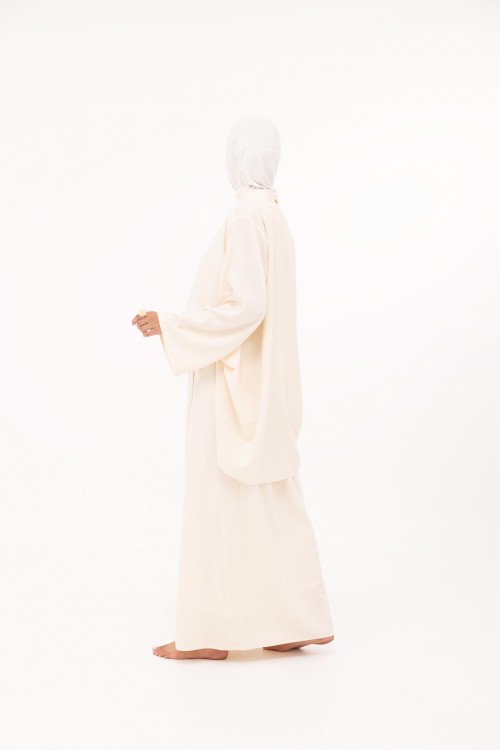 Ensemble Fanny en lin crème