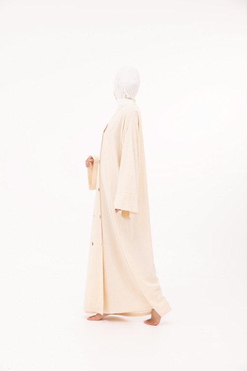 Robe Jessy en lin beige chiné