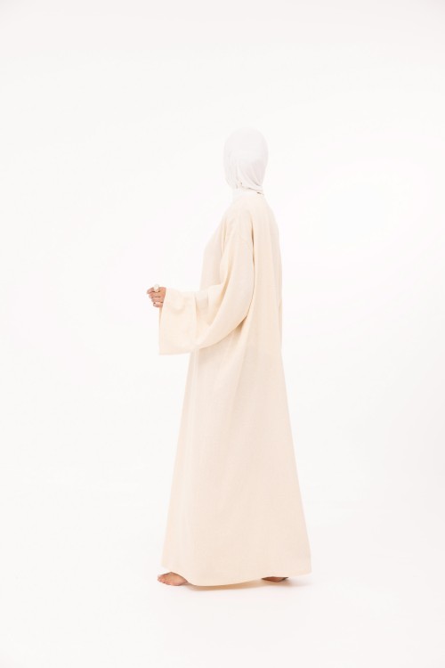 Robe Jessy en lin beige chiné