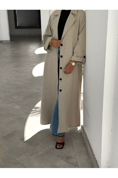 Trench Paola beige chiné