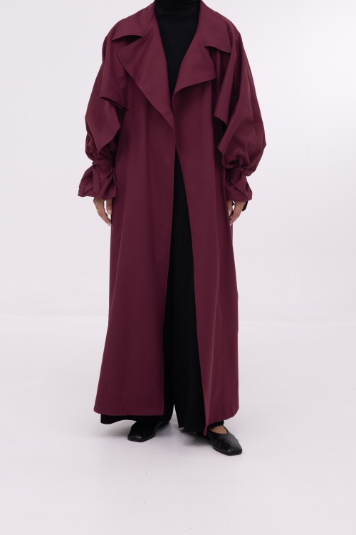 Trench Alaia Burgundy
