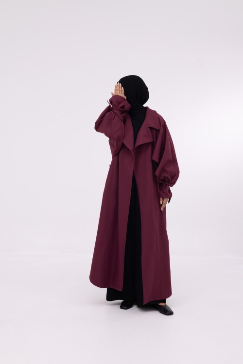 Trench Alaia Burgundy