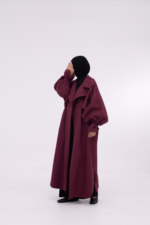 Trench Alaia Burgundy