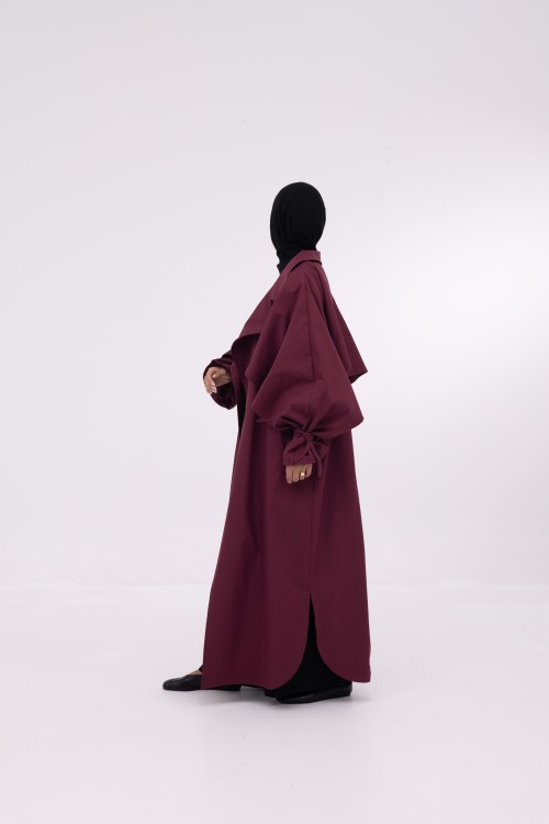 Trench Alaia Burgundy