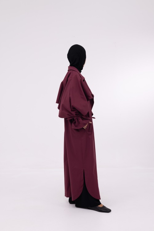 Trench Alaia Burgundy