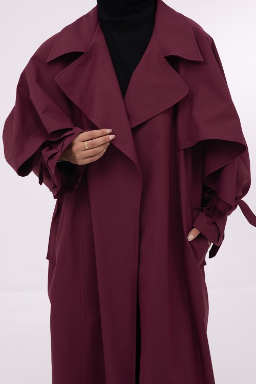 Trench Alaia Burgundy