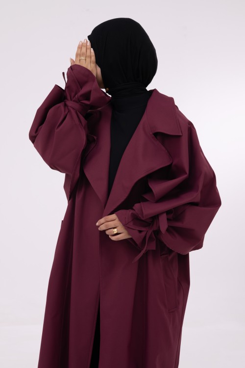 Trench Alaia Burgundy