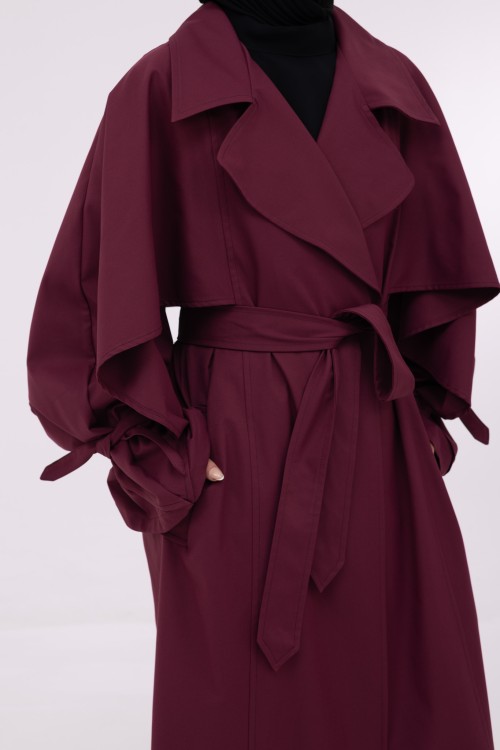 Trench Alaia Burgundy