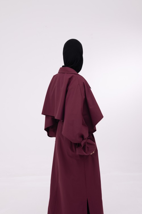 Trench Alaia Burgundy