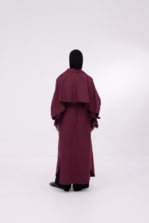 Trench Alaia Burgundy