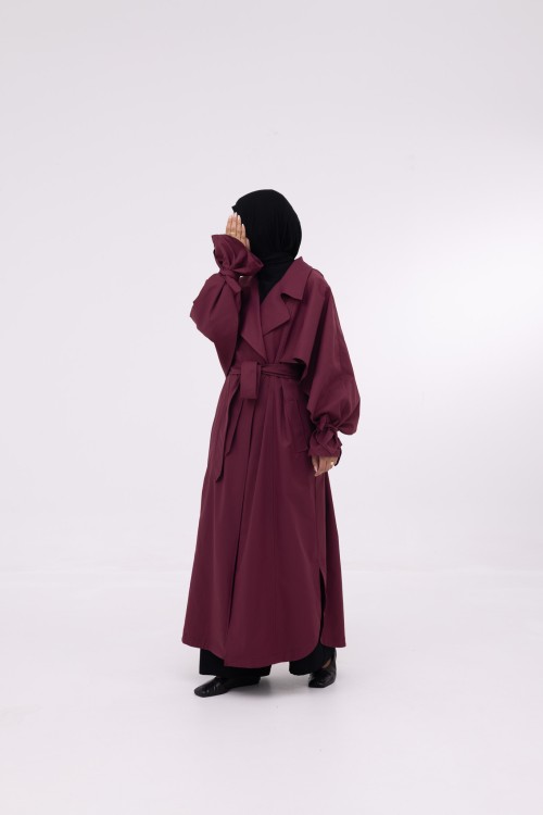 Trench Alaia Burgundy