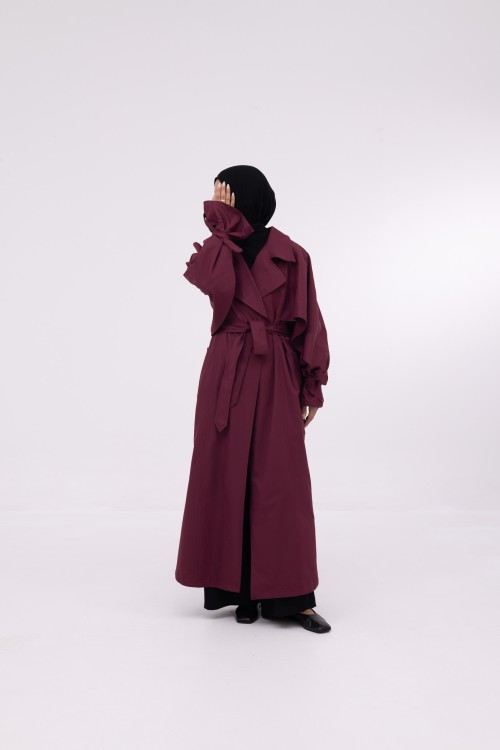 Trench Alaia Burgundy