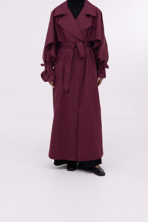 Trench Alaia Burgundy