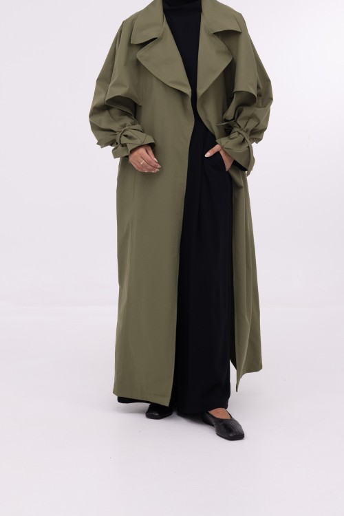 Trench Alaia olive