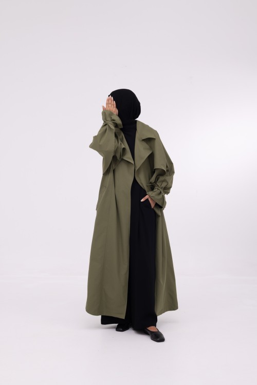 Trench Alaia olive
