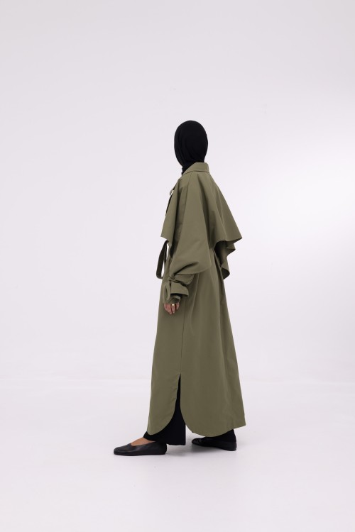 Trench Alaia olive