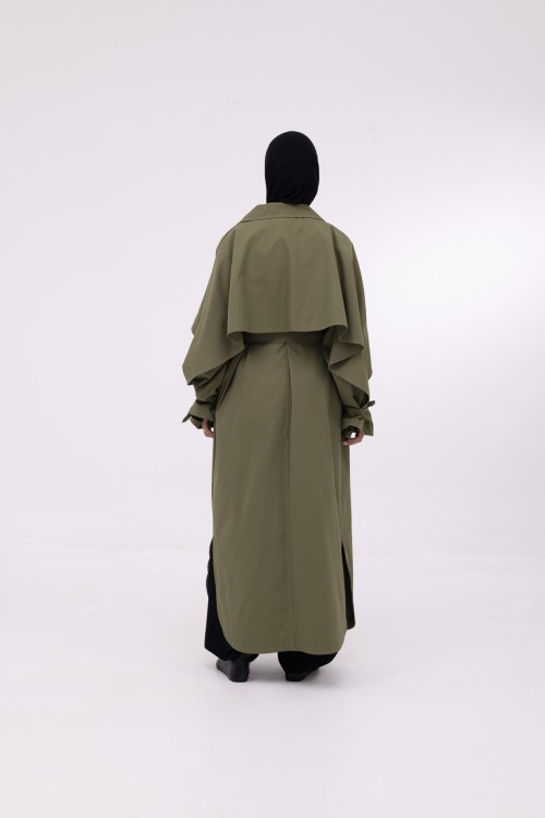 Trench Alaia olive