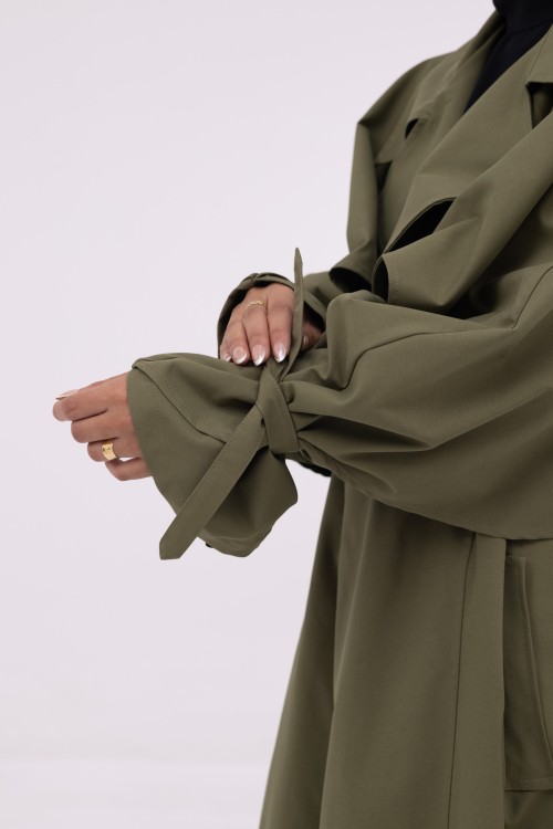 Trench Alaia olive