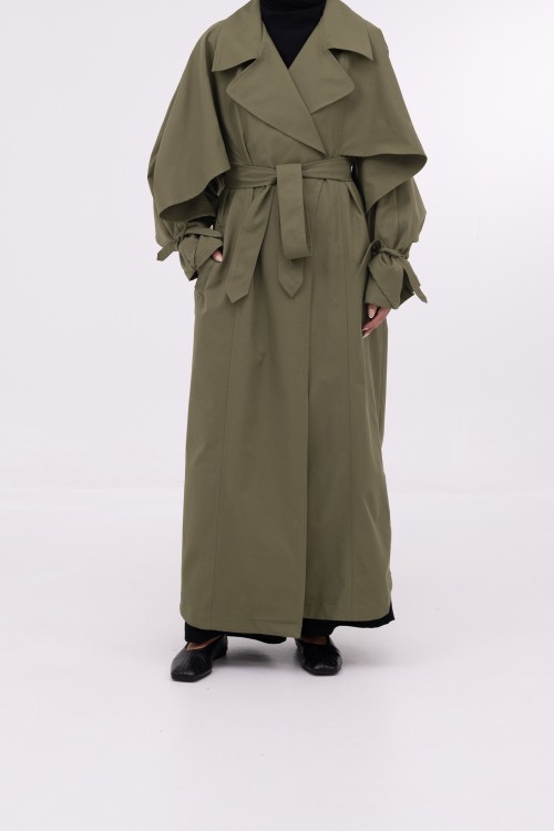 Trench Alaia olive