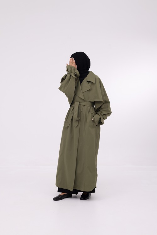 Trench Alaia olive