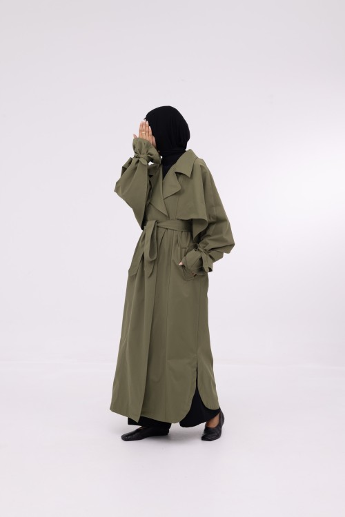 Trench Alaia olive