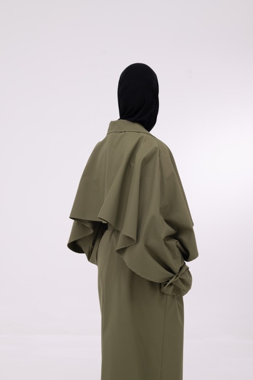 Trench Alaia olive