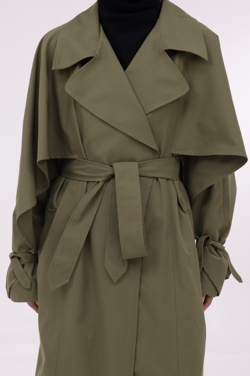 Trench Alaia olive