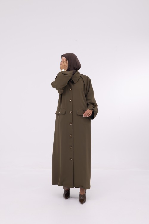 Veste longue Tal Olive