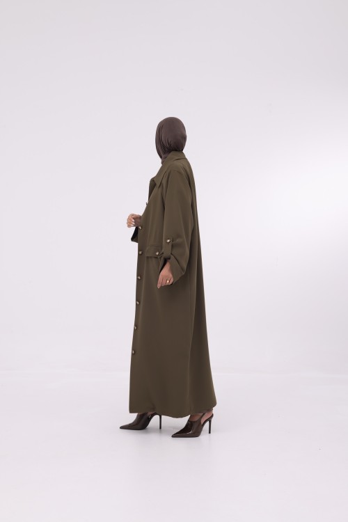 Veste longue Tal Olive