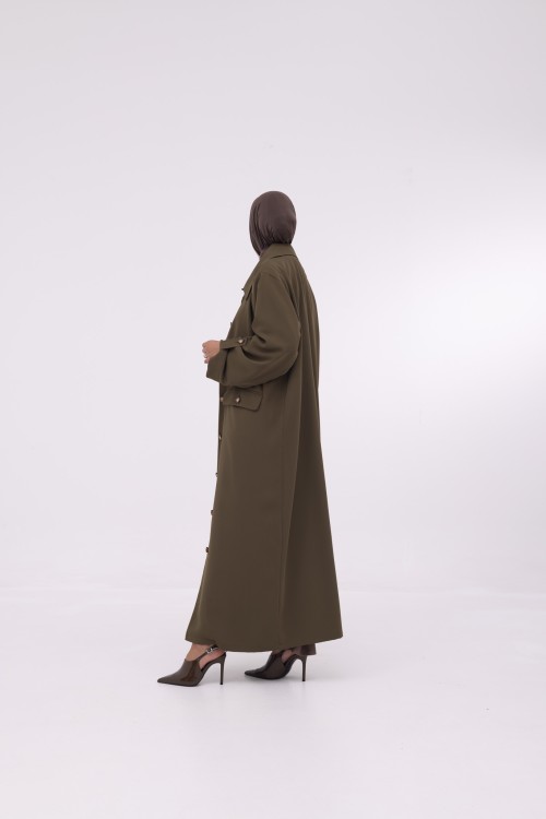 Veste longue Tal Olive
