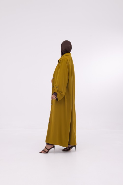 Veste longue Tal Moutarde