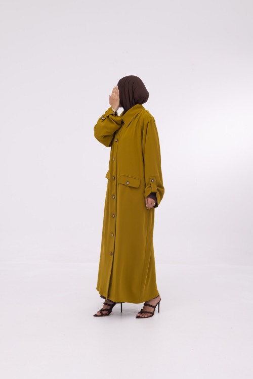 Veste longue Tal Moutarde