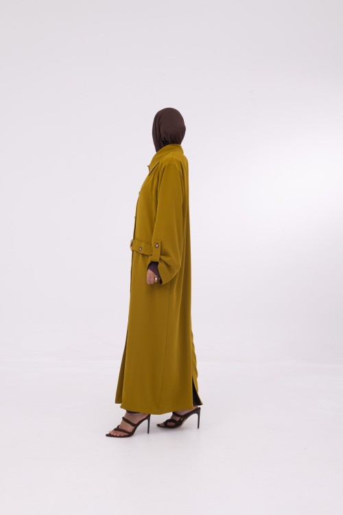 Veste longue Tal Moutarde