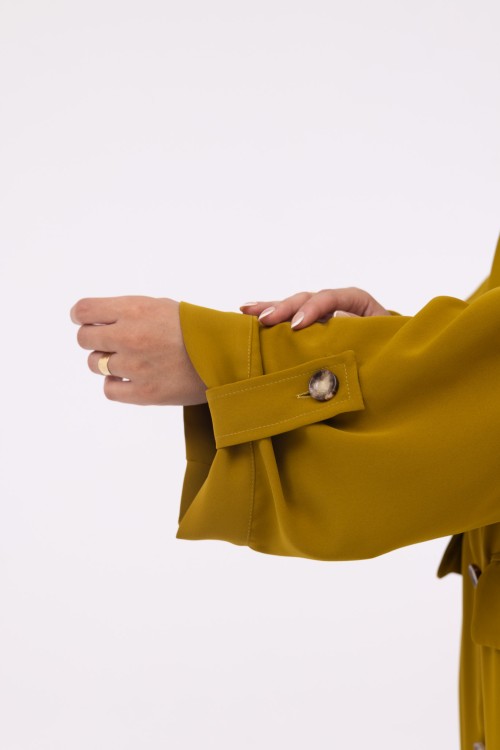 Veste longue Tal Moutarde