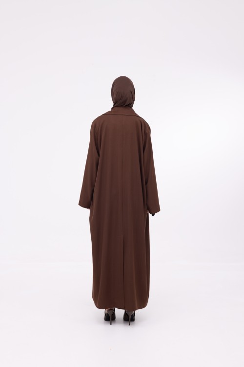 Blazer long Katy marron