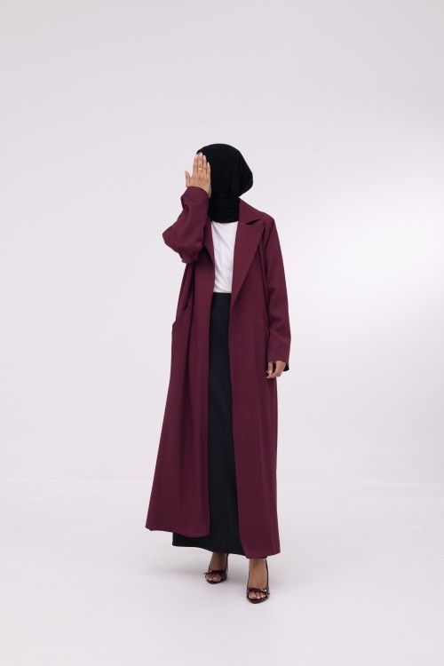 Blazer long Katy burgundy