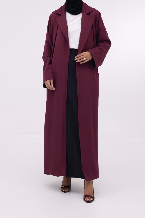 Blazer long Katy burgundy