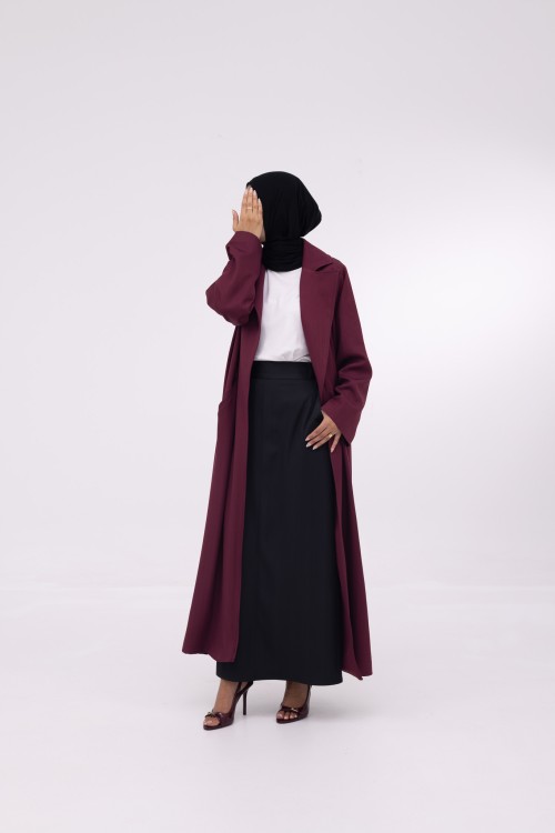 Blazer long Katy burgundy