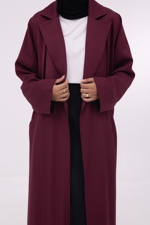 Blazer long Katy burgundy