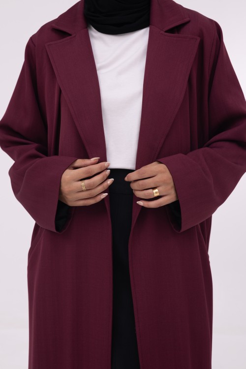 Blazer long Katy burgundy