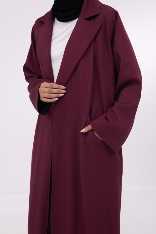 Blazer long Katy burgundy