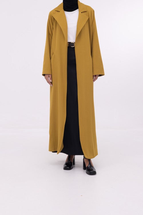 Blazer long Katy moutarde