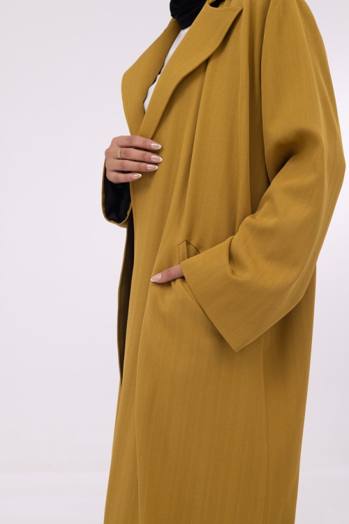 Blazer long Katy moutarde
