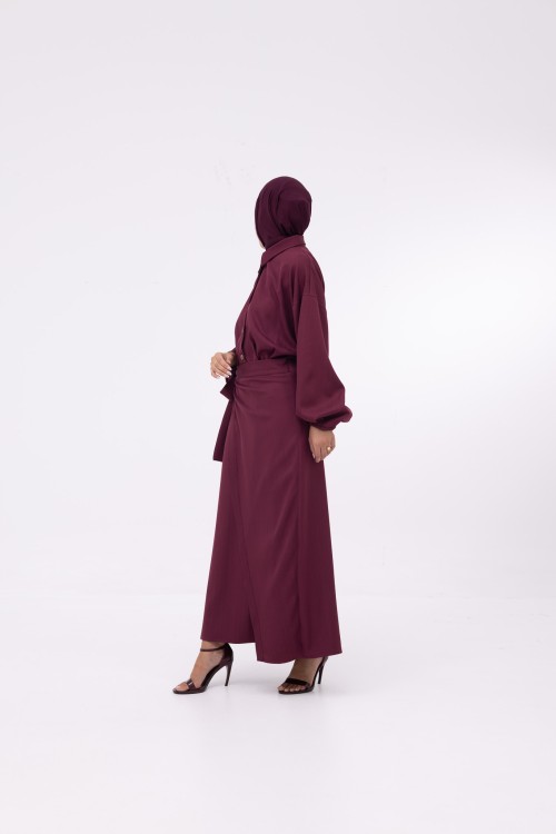 Robe Héloïse burgundy