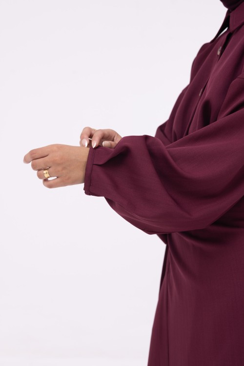 Robe Héloïse burgundy