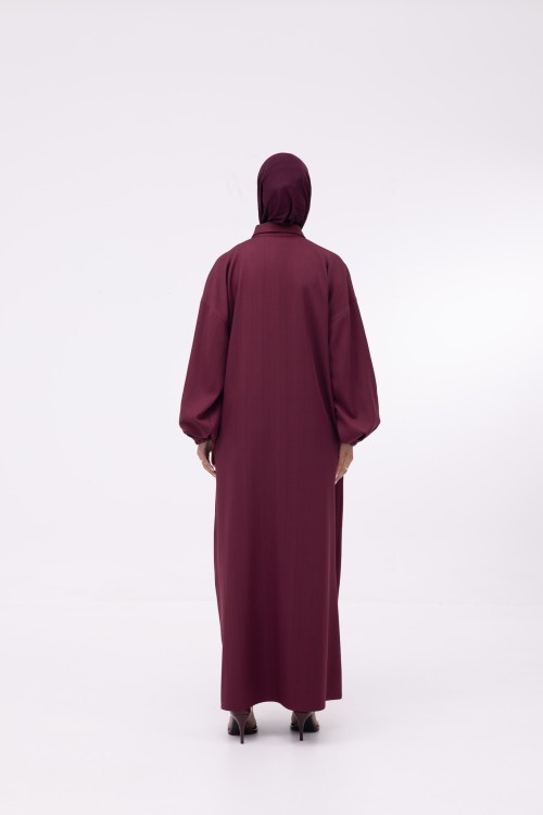 Robe Héloïse burgundy